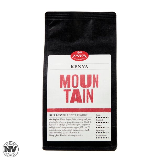 JAVA BRNDERIET KENYA MOUNTAIN KAFFE - HELE BNNER