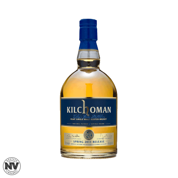 KILCHOMAN SPRING 2011 RELEASE ISLAY SINGLE MALT WHISKY