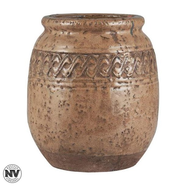 KRUKKE MED BLGEMNSTER