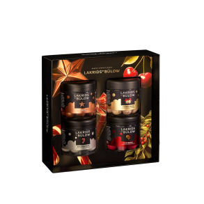 LAKRIDS BY B�LOW WINTER GIFT BOX - CLASSIC CARAMEL, CHERRY SOUR, FROZEN MINT & CRISPY RASPBERRY