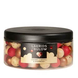 LAKRIDS BY B�LOW - MIXED WINTER CLASSIC CARAMEL, CHERRY SOUR &amp; CRISPY RASPBERRY LARGE