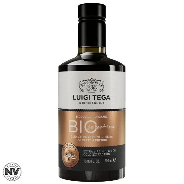 LUIGI TEGA, BIO SELECTION EKSTRA JOMFRU OLIVENOLIE - 500 ML.