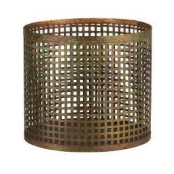 LYGTE TIL BLOKLYS I METALNET - STOR