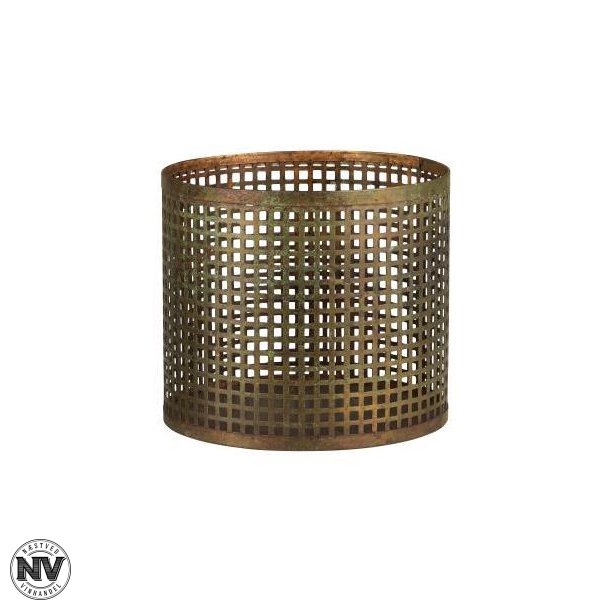 LYGTE TIL BLOKLYS I METALNET - STOR