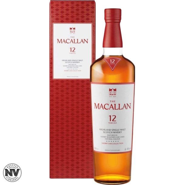 THE MACALLAN, 12 �RS SHERRY SEASONED OAK CASK SINGLE MALT WHISKY