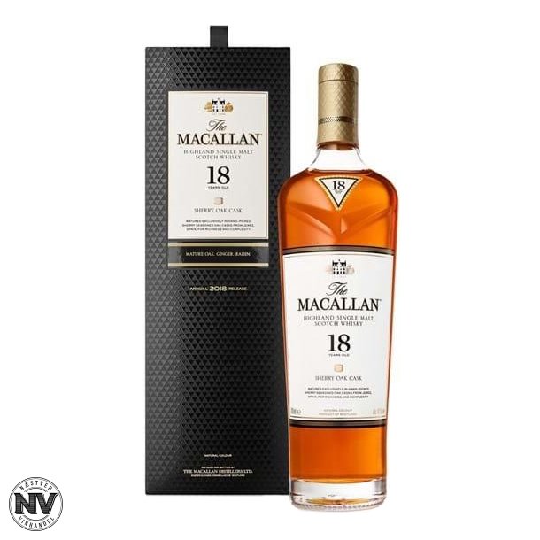 THE MACALLAN, 18 RS SHERRY OAK CASK SINGLE MALT WHISKY, ANNUAL RELEASE 2024