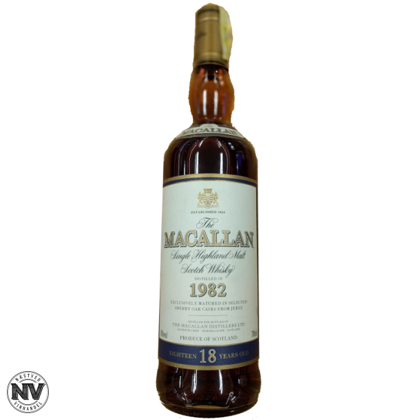 THE MACALLAN 18 R, VINTAGE 1982 SHERRY OAK, SINGLE MALT WHISKY