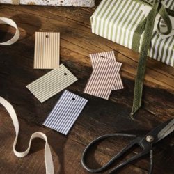 MANILLAMRKER, STRIPET - 10 STYK