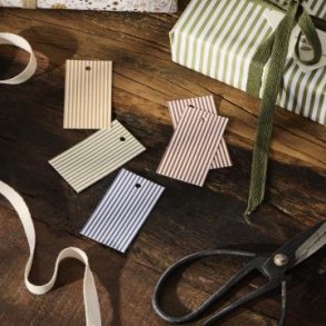 MANILLAMRKER, STRIPET - 10 STYK