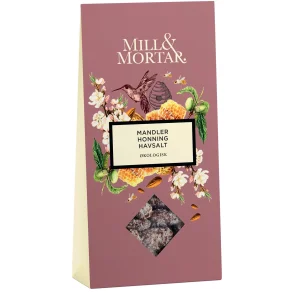 MILL & MORTER MANDLER MED HONNING OG HAVSALT