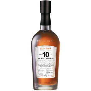 ISLE OF FIONIA, STILHED I STORMEN 10 RS LIMITED EDITION, KOLOGISK DANSK SINGLE MALT WHISKY