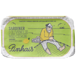 PINHAIS SARDINER I CITRON OG OLIVENOLIE