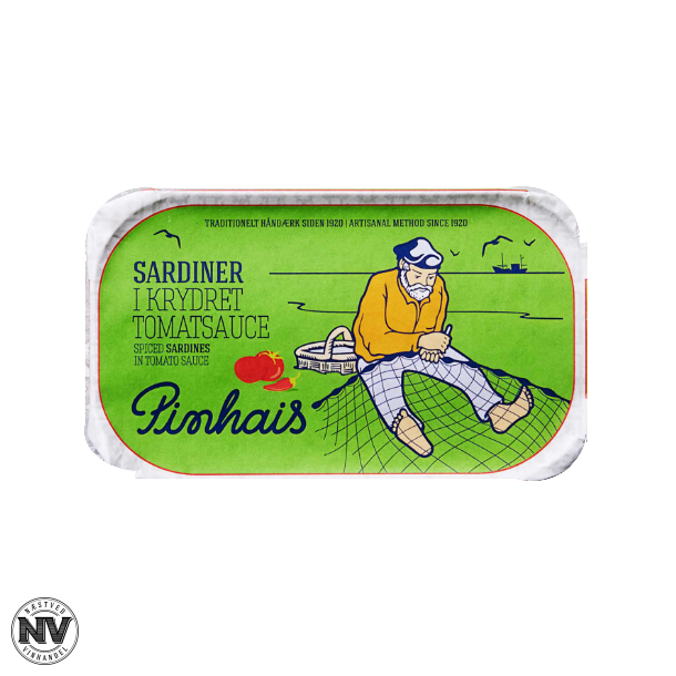 PINHAIS SARDINER I KRYDRET TOMAT