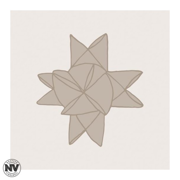 STILLENAT, SERVIET MED JULESTJERNE - 20 STYK