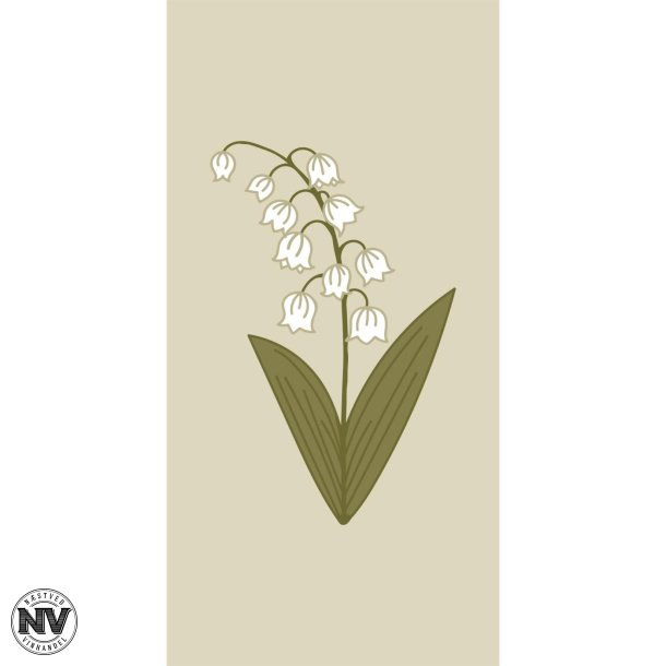 IB LAURSEN SERVIETTER, LILJEKONVAL - 16 STYK