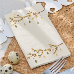 IB LAURSEN SERVIETTER, PYNTET P�SKE - 16 STYK