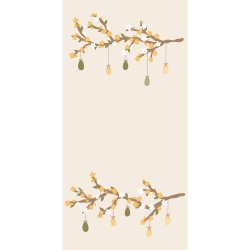 IB LAURSEN SERVIETTER, PYNTET P�SKE - 16 STYK