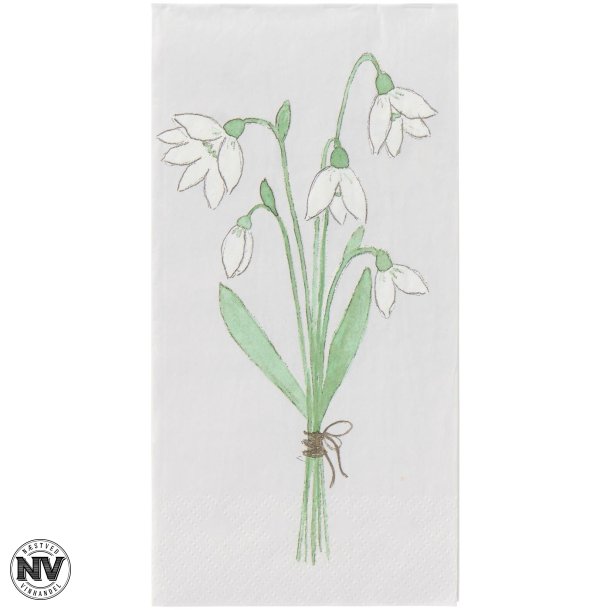 IB LAURSEN SERVIETTER, VINTERG�KKER - 16 STYK