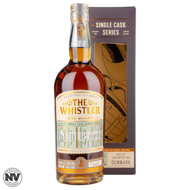 THE WHISTLER IRISH SINGLE MALT WHISKEY, SINGLE OLOROSO CASK, 6 R