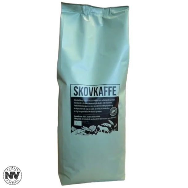 JAVA BR�NDERIETS �KOLOGISK SKOVKAFFE - 1 KG. HELE B�NNER