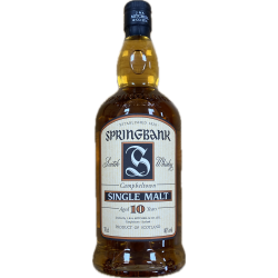 SPRINGBANK 10 R SINGLE MALT WHISKY - OLD LABEL
