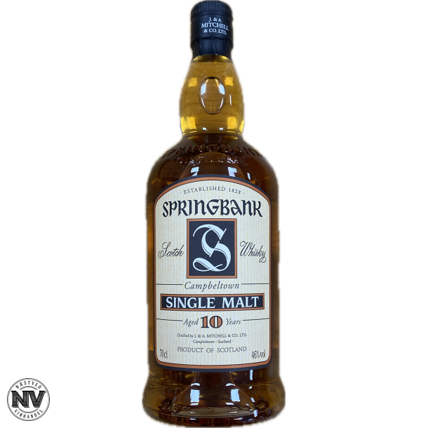 SPRINGBANK 10 R SINGLE MALT WHISKY - OLD LABEL