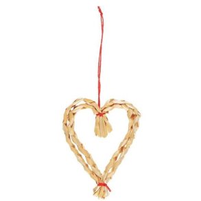 STILLENAT, HJERTE FLETTET I HAMP MED RDT BND