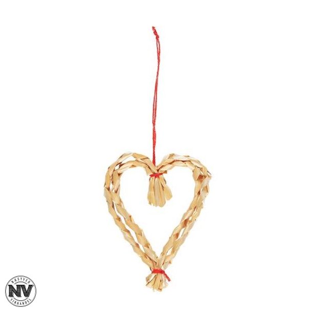 STILLENAT, HJERTE FLETTET I HAMP MED RDT BND