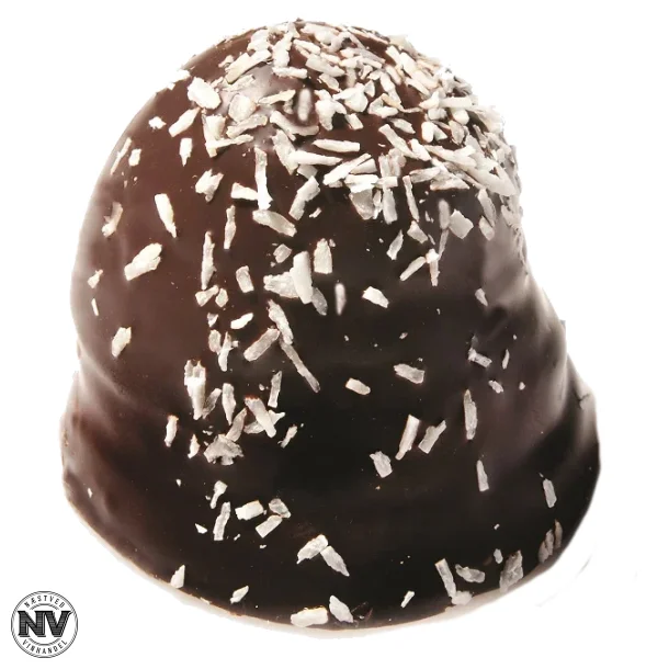 SV. MICHELSEN FL�DEBOLLE MED MARCIPANBUND - M�RK CHOKOLADE MED KOKOS