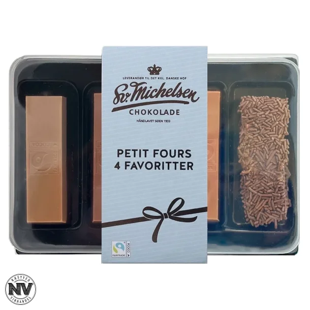 SV. MICHELSEN PETIT FOUR - 4 FAVORITTER MED NOUGAT