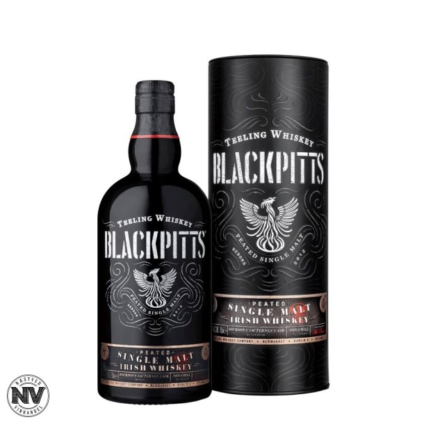 TEELING BLACKPITTS PEATED SINGLE MALT WHISKEY