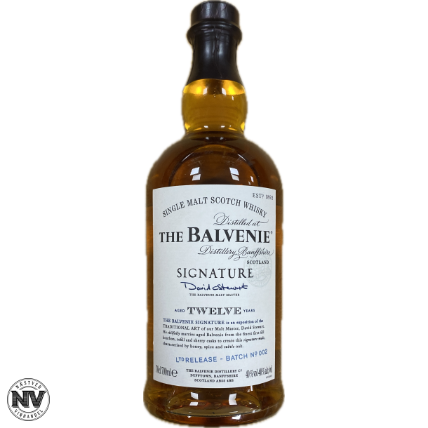 THE BALVENIE 12 R SINGLE MALT WHISKY - SIGNATURE LIMITED RELEASE BATCH 2