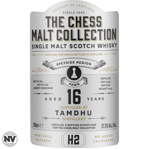 CHESS MALT WHITE PAWN H2 TAMDHU 16 �R
