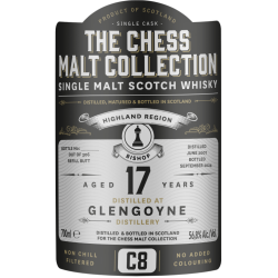 CHESS MALT BLACK BISHOP C8 GLENGOYNE 17 R