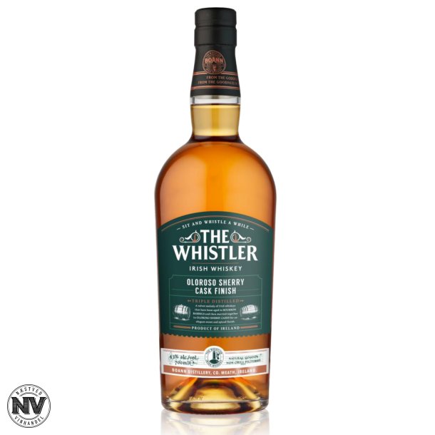 THE WHISTLER IRISH BLENDED WHISKEY, OLOROSO SHERRY CASK FINISH