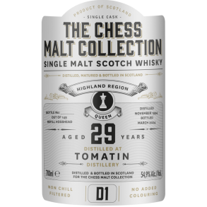 CHESS MALT WHITE QUEEN D1 TOMATIN 29 R