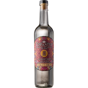 TOPANITO MEZCAL ARTESANAL, 100 % MAGUEY ESPADIN