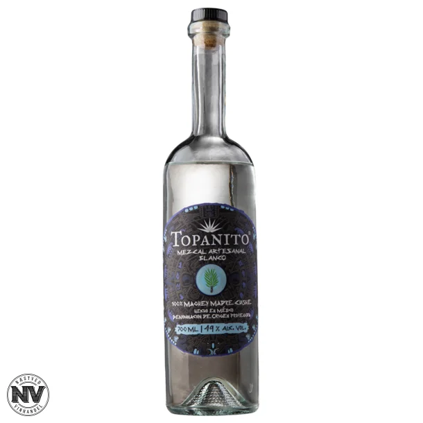 TOPANITO MEZCAL ARTESANAL, 100 % MAGUEY MADRE CUISHE