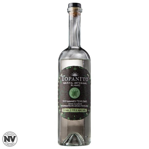 TOPANITO MEZCAL ARTESANAL, 100 % MAGUEY TEPEZTATE