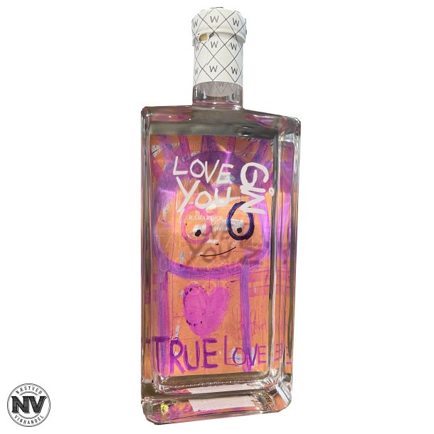 WILD DISTILLERY, LOVE YOU RABARBER GIN, POUL PAVE LIMITED EDITION