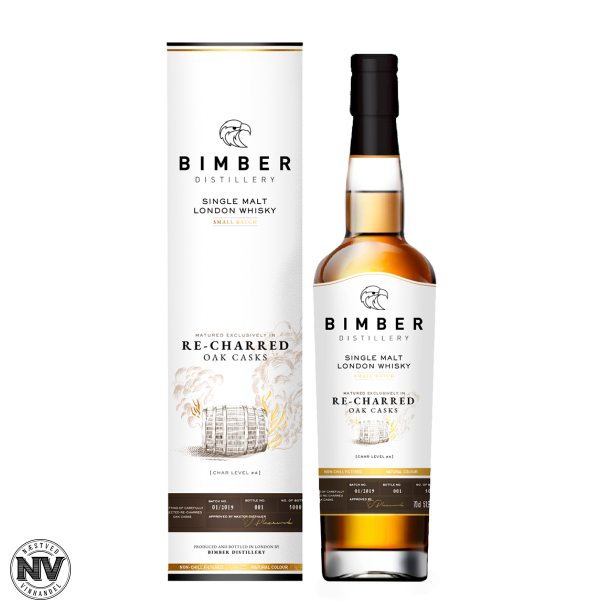 BIMBER RE-CHARRED SINGLE MALT WHISKY, BATCH 1