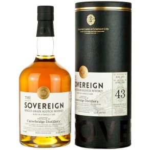 THE SOVEREIGN SINGLE GRAIN WHISKY, CARSEBRIDGE 43 R