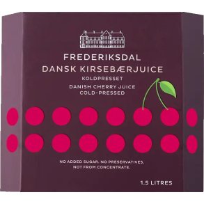 FREDERIKSDAL DRIKKEKLAR DANSK KIRSEBRJUICE - 1,5 L.