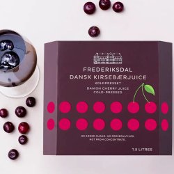 FREDERIKSDAL DRIKKEKLAR DANSK KIRSEBRJUICE - 1,5 L.