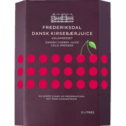 FREDERIKSDAL DRIKKEKLAR DANSK KIRSEBRJUICE - 3 L.