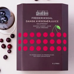 FREDERIKSDAL DRIKKEKLAR DANSK KIRSEBRJUICE - 3 L.