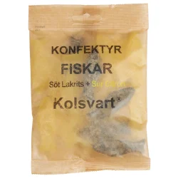KOLSVART FISKAR, SUR CITRON+S�D LAKRIDS
