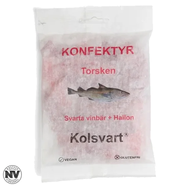 KOLSVART, TORSKEN - SOLBR &amp; HINDBR VINGUMMI