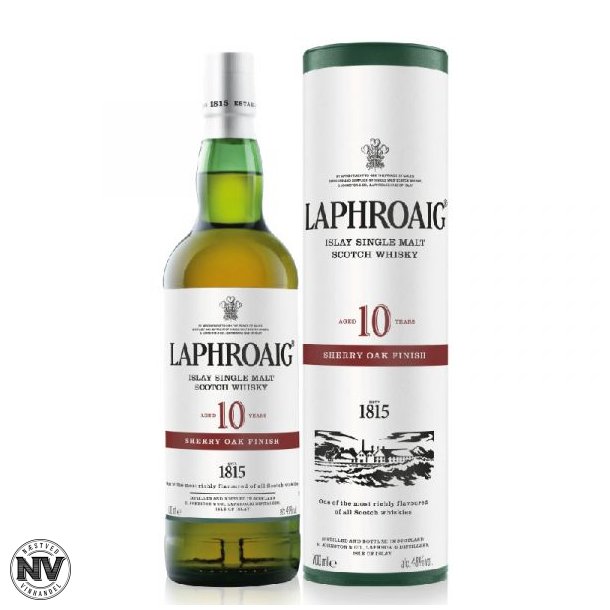 LAPHROAIG 10 R, SHERRY OAK FINISH, ISLAY SINGLE MALT WHISKY